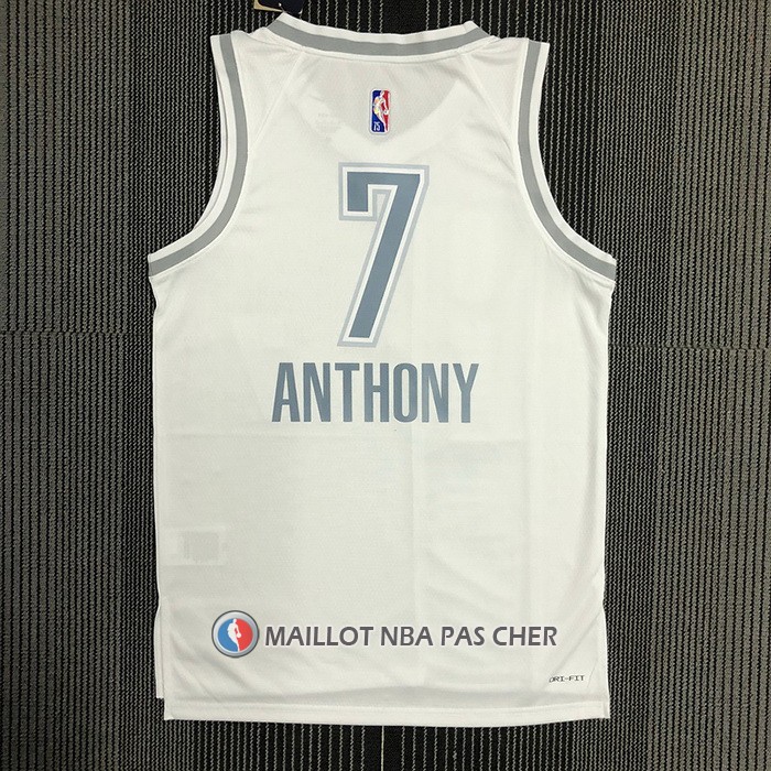 Maillot Oklahoma City Thunder Carmelo Anthony NO 7 Ville 2021-22 Blanc